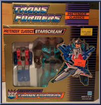 Starscream (Pretender Classics) from Transformers - Generation 1 - Series 6 manufactured by Hasbro [Front]