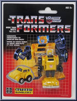 Bumblebee from Transformers - Generation 1 - Reissues - Basic Series manufactured by Hasbro [Front]