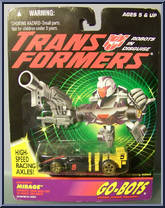 Mirage from Transformers - Generation 2 - Go-Bots manufactured by Hasbro [Front]