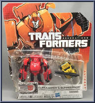Cliffjumper & Suppressor from Transformers - Generations - Thrilling 30 - Legends Class manufactured by Hasbro [Front]