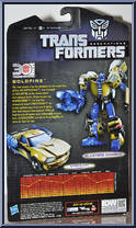 Goldfire from Transformers - Generations - Thrilling 30 - Deluxe Class manufactured by Hasbro [Back]