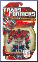 Optimus Prime (Cybertronian) from Transformers - Generations - Deluxe Class manufactured by Hasbro [Front]