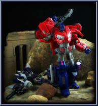 Optimus Prime (Cybertronian) from Transformers - Generations - Deluxe Class manufactured by Hasbro [Loose]
