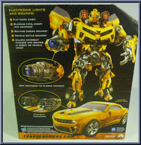 Battle Ops Bumblebee from Transformers - Hunt for the Decepticons - Leader Class manufactured by Hasbro [Back]