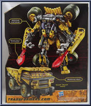 Payload from Transformers - Hunt for the Decepticons - Voyager Class manufactured by Hasbro [Back]