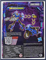 Arcee from Transformers - Legacy - Deluxe Class manufactured by Hasbro [Back]
