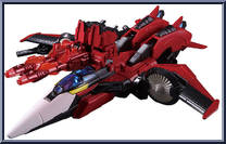 Targetmaster Windblade (with Pointech) from Transformers - Legends - Wave 26 manufactured by Takara [Loose]