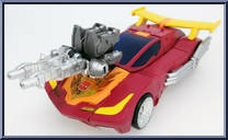 Targetmaster Hot Rodimus (with Firebolt) from Transformers - Legends - Wave 21 manufactured by Takara [Loose]