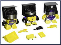 Yellow Constructicons 3-Pack from Transformers - Exclusives manufactured by Loyal Subjects [Loose]
