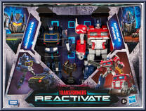 Soundwave / Optimus Prime from Transformers - Reactivate - 2-Packs manufactured by Hasbro [Front]