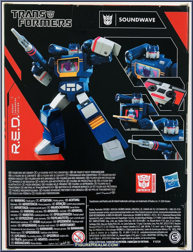 Soundwave - Transformers - R.E.D. - Basic Series - Hasbro Action Figure