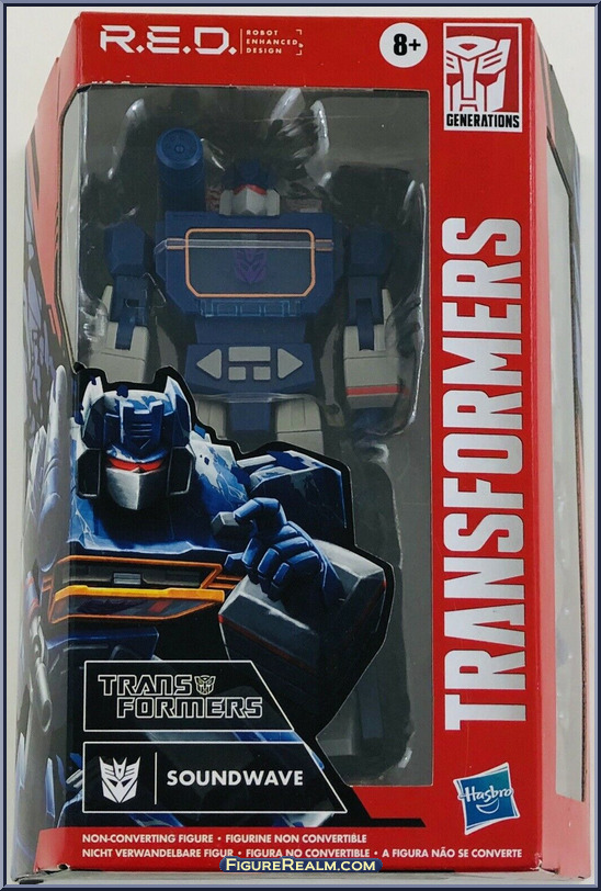 Soundwave - Transformers - R.E.D. - Basic Series - Hasbro Action Figure