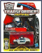 Rollbar from Transformers - Revenge of the Fallen - RPM Mini Vehicles - Combat Series manufactured by Hasbro [Front]