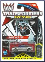 Sideways from Transformers - Revenge of the Fallen - RPM Mini Vehicles - Speed Series manufactured by Hasbro [Front]