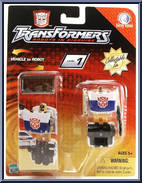 Prowl 2 from Transformers - Robots in Disguise (2001) - Tiny Tin Spychangers manufactured by Hasbro [Front]