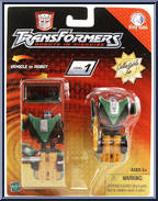 Side Swipe from Transformers - Robots in Disguise (2001) - Tiny Tin Spychangers manufactured by Hasbro [Front]