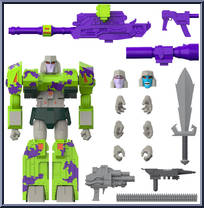 Megatron (G2) from Transformers - Ultimate manufactured by Super7 [Loose]