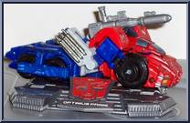 Optimus Prime vs Megatron (War Within) from Transformers - Titanium - 6" Figures manufactured by Hasbro [Optimus Prime Vehicle Mode]