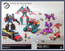 Chaos on Velocitron from Transformers - Titans Return - Exclusives manufactured by Hasbro [Back]