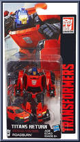Roadburn from Transformers - Titans Return - Legends manufactured by Hasbro [Front]