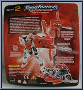 Arcee from Transformers - Universe - Basic Series manufactured by Hasbro [Back]