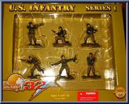 US Infantry - Series 1 from Ultimate Soldier - 32X - Infantry Sets manufactured by 21st Century Toys [Front]
