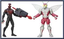 Kid Arachnid vs. Beetle from Ultimate Spider-Man - Sinister 6 manufactured by Hasbro [Loose]