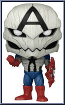 Captain America (Poison) from Venom - Pop! Vinyl Figures manufactured by Funko [Loose]
