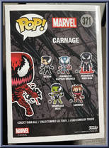 Carnage (Tendrils) from Venom - Pop! Vinyl Figures manufactured by Funko [Back]