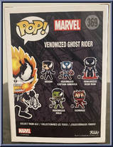 Ghost Rider (Venomized) from Venom - Pop! Vinyl Figures manufactured by Funko [Back]