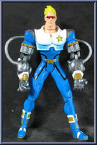 Venom vs. Captain Commando from Video Game Super Stars Presents - Marvel vs Capcom manufactured by Toy Biz [Commando]