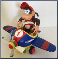 Diddy Kong from Video Game Super Stars Presents - Diddy Kong Racing manufactured by Toy Biz [Loose]