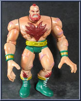 Gambit vs. Zangief from Video Game Super Stars Presents - X-Men vs. Street Fighter - Series 2 manufactured by Toy Biz [Loose]