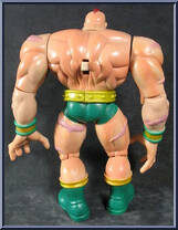 Gambit vs. Zangief from Video Game Super Stars Presents - X-Men vs. Street Fighter - Series 2 manufactured by Toy Biz [Loose]