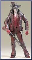 Officer Rick Grimes & Michonne (Bloody B&W) from Walking Dead - Comic Series 1 manufactured by McFarlane [Loose]