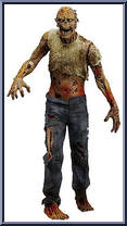 Zombie Lurker from Walking Dead - Comic Series 1 manufactured by McFarlane [Loose]