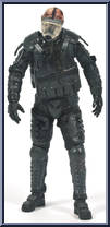 Zombie (Riot Gear Mask) from Walking Dead - TV Series  4 manufactured by McFarlane [Loose]