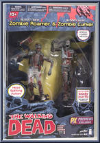 Zombie Roamer (Bloody B&W) / Zombie Lurker (Bloody B&W) from Walking Dead - Comic Series 1 manufactured by McFarlane [Front]