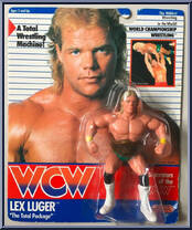 Lex Luger (Green Trunks) from WCW - Series 2 - Released in UK manufactured by Galoob [Front]