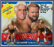 Ric Flair & Arn Anderson from WCW - Tag Teams - Released in UK manufactured by Galoob [Front]