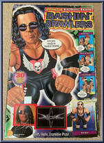 Bret Hart from WCW - Bashin' Brawlers manufactured by Toy Biz [Front]