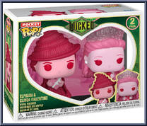 Elphaba & Glinda (Valentine) from Wicked - Pocket Pop! manufactured by Funko [Front]