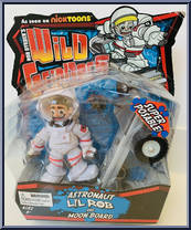 Astronaut Lil Rob and Moon Board from Wild Grinders - Nicktoons manufactured by Ronin Syndicate [Front]