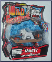 Meaty and Gas Powered Board from Wild Grinders - Nicktoons manufactured by Ronin Syndicate [Front]