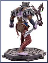 Elf Druid & Elf Rogue (Epic) from World of Warcraft - Basic Series manufactured by McFarlane [Loose]