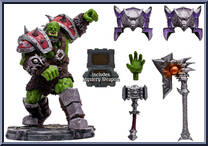 Orc Warrior & Orc Shaman (Common) from World of Warcraft - Basic Series manufactured by McFarlane [Loose]