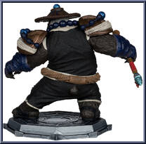 Pandaren Monk & Pandaren Rogue from World of Warcraft - Posed Figures manufactured by McFarlane [Loose]