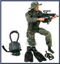 Navy Seal (Special Ops) from World Peacekeepers - 12" Scale manufactured by M&C Toy Centre [Loose]