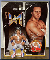 Dynamite Kid (White Pants) from Wrestling Megastars - Series 1 manufactured by Chella Toys [Front]