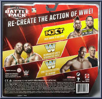 Enzo Amore & Big Cass (NXT) from WWE Battle Packs - Series 40 manufactured by Mattel [Back]